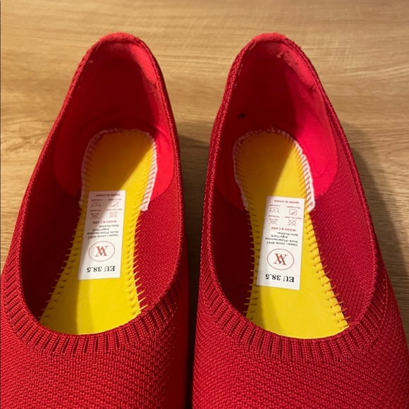 Vivaia Red Women's Flats - Picture 6 of 13